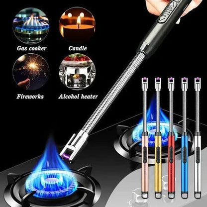 USB Rechargeable Electric Lighter - Windproof Arc Lighter