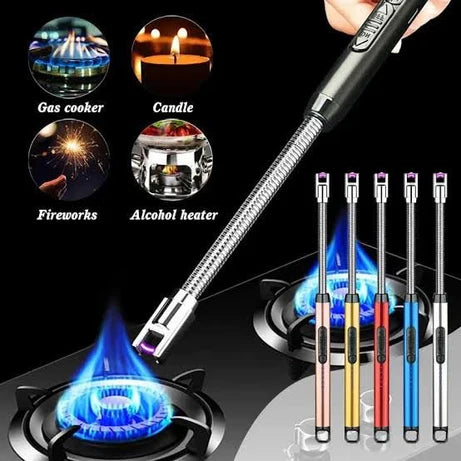 USB Rechargeable Electric Lighter - Windproof Arc Lighter