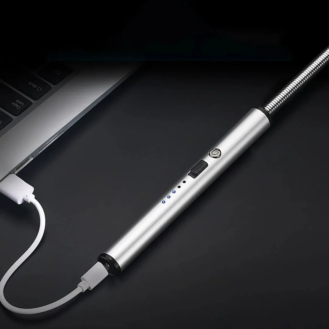 USB Rechargeable Electric Lighter - Windproof Arc Lighter