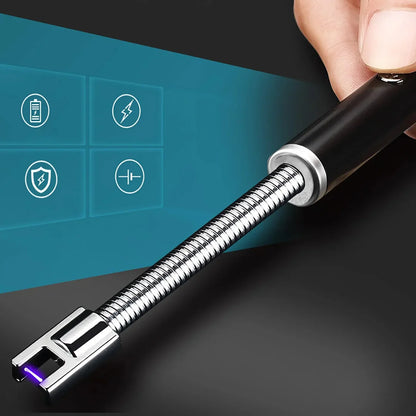 USB Rechargeable Electric Lighter - Windproof Arc Lighter
