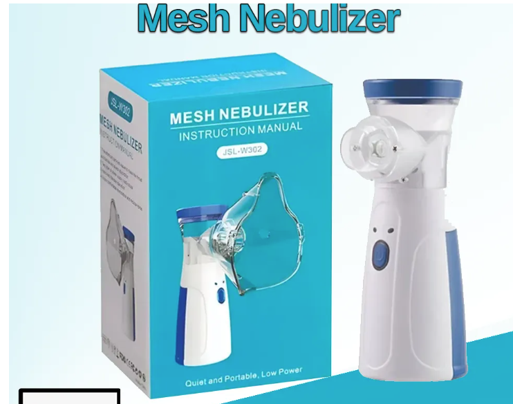 Portable mesh nebulizer for adults and kids - handheld breathing machine