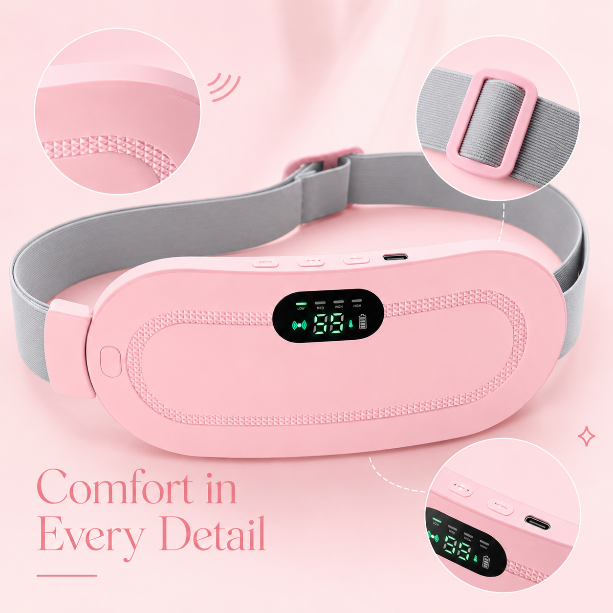 Portable Menstrual Heating Pad & Massager Belt - Just Rs 1499 Sale is Live