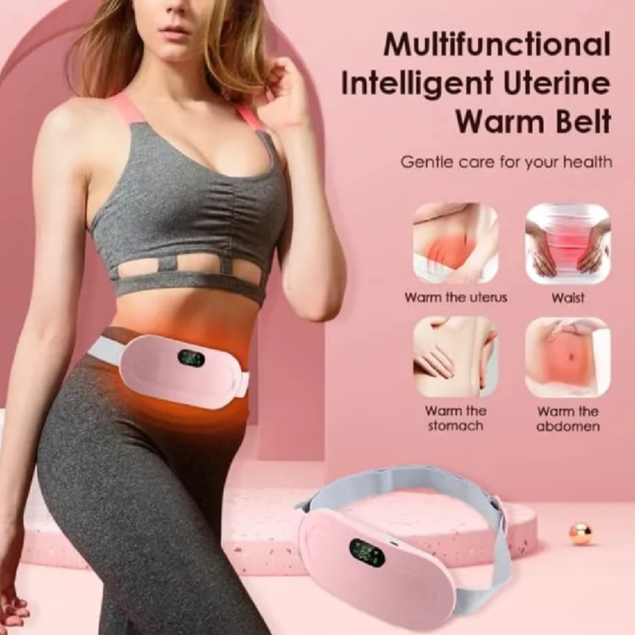 PERIOD CRAMP RELIEF BELT -Portable Menstrual Heating Belt