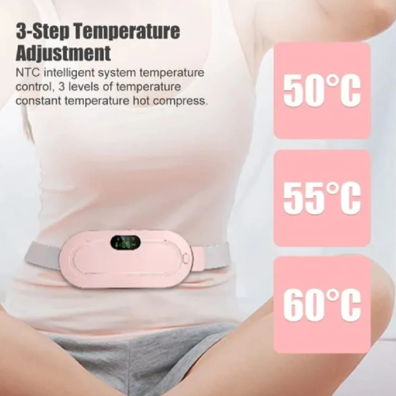 PERIOD CRAMP RELIEF BELT -Portable Menstrual Heating Belt