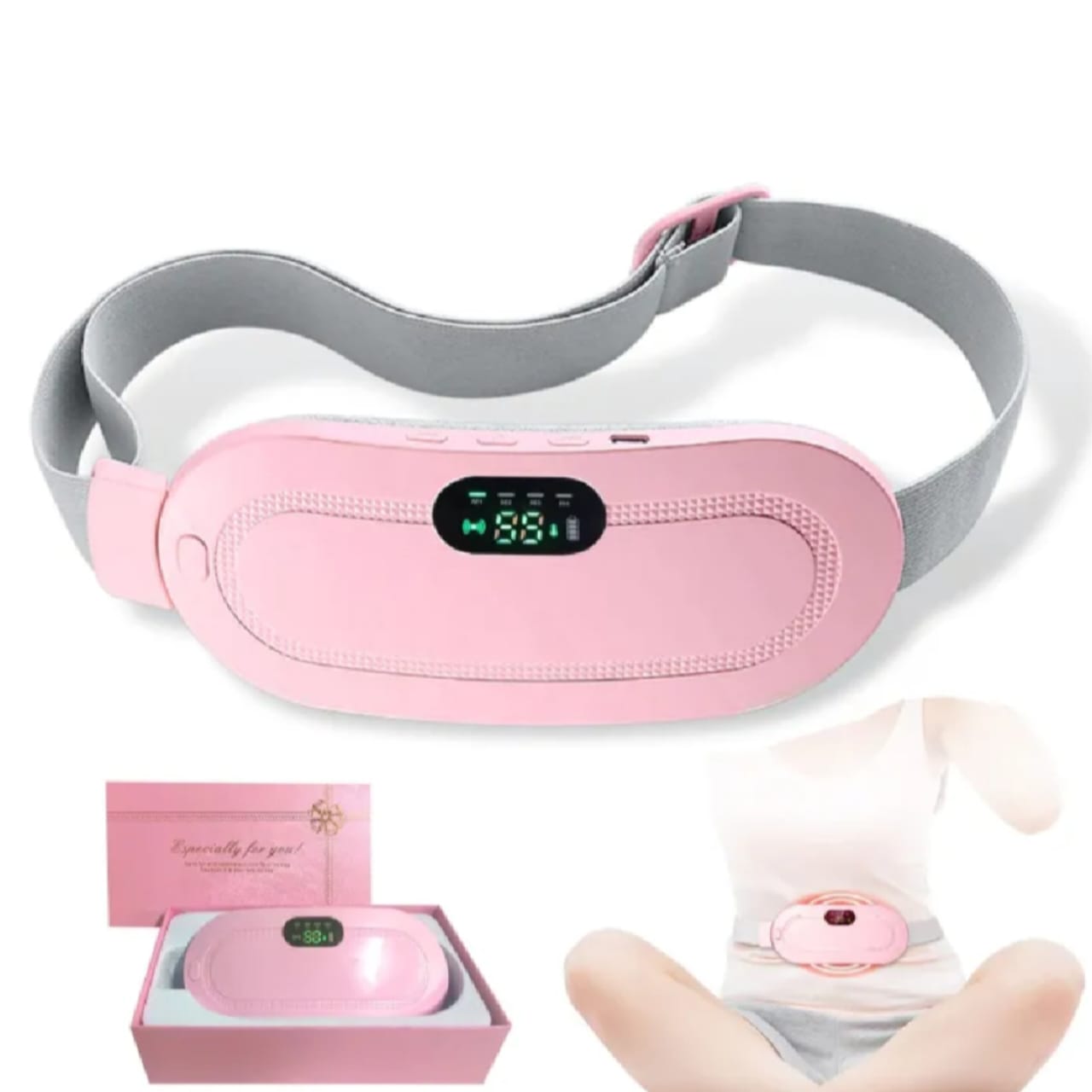 PERIOD CRAMP RELIEF BELT -Portable Menstrual Heating Belt